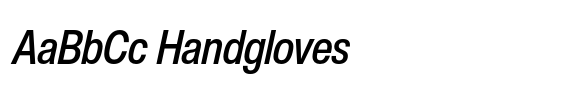 Helvetica Now Pro Display Condensed Medium Italic image