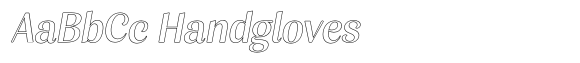 Julima Outline Slant Regular image