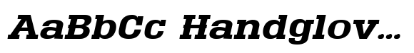 Montrex Slab Bold Expanded Italic image