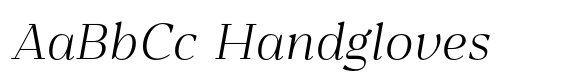 Belynos Light Italic image