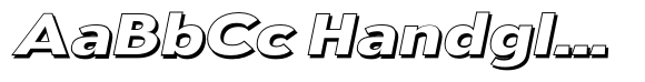 Aukim II Shadow Bold Expanded Italic image