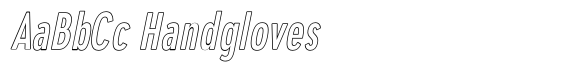 Aukim II Outline Semi Bold Comp Italic image