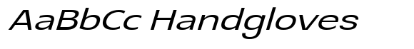 Glorytalk Sans Italic Semi Expanded image
