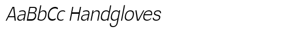 Glorytalk Sans Soft Light Italic Semi Condensed image