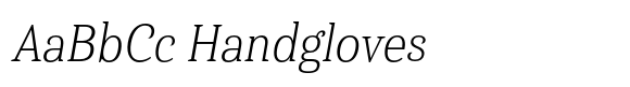 Haboro Serif Cond Light It image