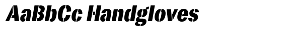 Dean Stencil Normal Dean Stencil Condensed ExtraBold Italic image