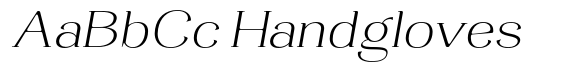 Adhesian Soft ExtraLight Expanded Italic image