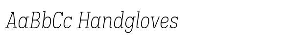 Palo Slab Condensed Xlight Italic image