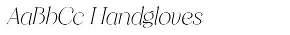 Guffie Italic font sample