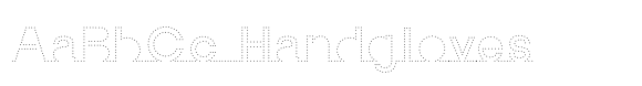 I am online with u Dotted 1 font sample