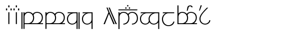 Modern Elvish Thin image