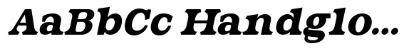 Vellmique Extra Bold Expanded Italic image