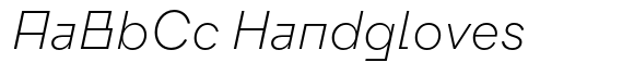Flink Neue Bauhaus Light Italic font sample