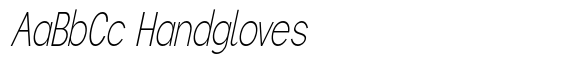 Flova Extra Light Compressed Italic image