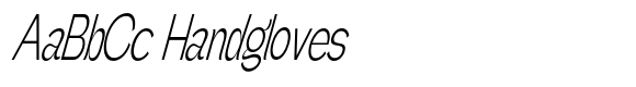Gathia Sans  Condensed Slant Light image