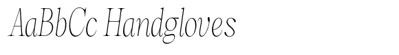 Magerist Extra Light Condensed Italic image