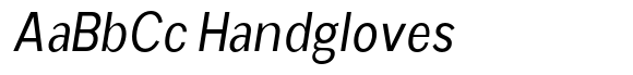 Radebin Semi Condensed Slant image