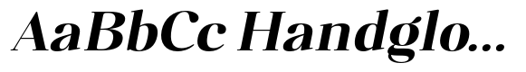 Polisha Reynold Soft Extra Bold Italic Semi Expanded image