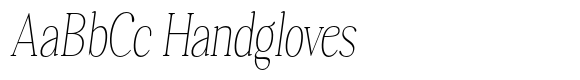 Polisha Reynold Soft Thin Italic Extra Condensed image