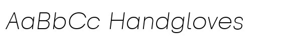 Naru Sans Thin Italic image