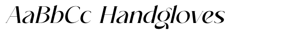 Grailga Italic font sample