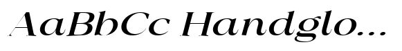Mugnelis Expanded Italic image
