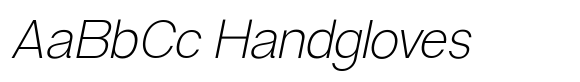 Halsara Extra Light Italic image
