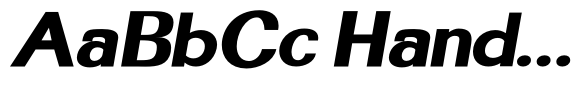 Homiled Grade Black Expanded Italic image