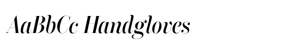 Overture Fine Regular Andante font sample