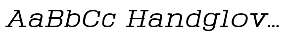 Montrex Slab Regular Expanded Italic image