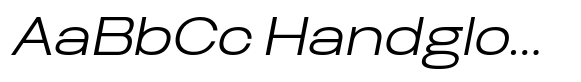 Biarty Sans Expanded Light Oblique image