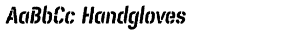 Targo 4F Stencil Rough Italic image