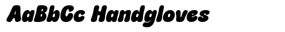 Puddy Gum Italic font sample