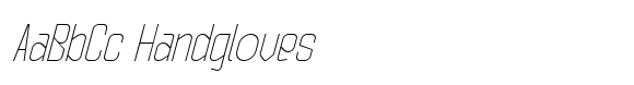 Haugen Sans Thin Italic image
