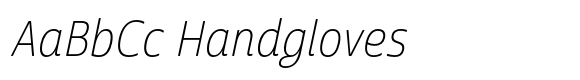 Cabrito Sans Con Thin Italic image