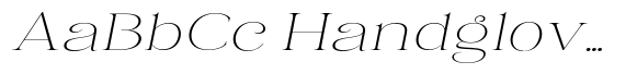 Eritza Extra Light Expanded Italic image