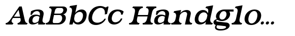 Vellmique Extra Expanded Italic image