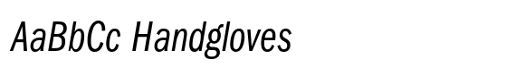 ITC Franklin Gothic Compressed Book Italic image