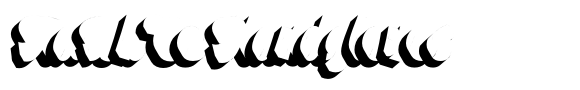 JM Malta Script Extrude Shadow image