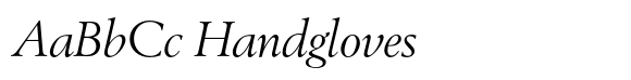 Berling EF Regular Italic image