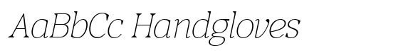 RCL Morland Thin Italic image