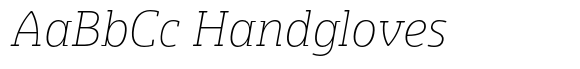 Eigerdals Slab Extra Thin Italic image