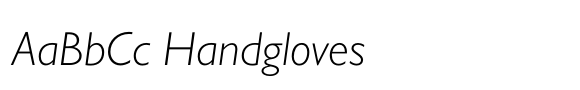 Gill Sans Nova Light Italic image