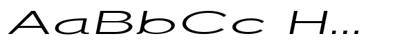 Montriv Extra Light Expanded Italic Max image