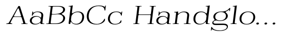 Reigans Soft Extra Light Expanded Italic image