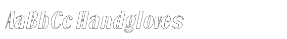 Dramora Italic Outline image