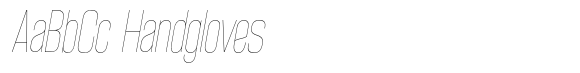 Grivon Thin Slanted Condensed image
