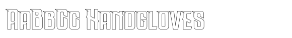 Phoska Dangers Outline font sample
