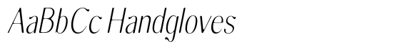 Molgrine Soft Extra Light Condensed Italic image
