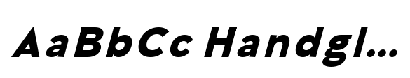 Bia Sans Low Bold Italic image